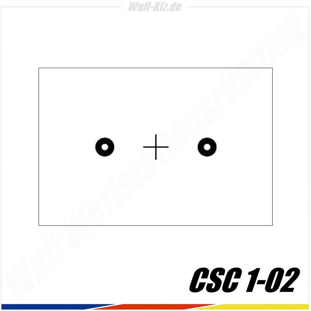 Hella Gutmann CSC-Tool Kalibriertafel Mercedes Benz, Volvo, Polestar & VW CSC 1-02